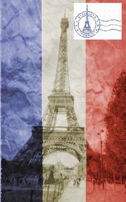 Eiffel Tower French Flag  vintage creative blank Journal, Huhn Sir Michael